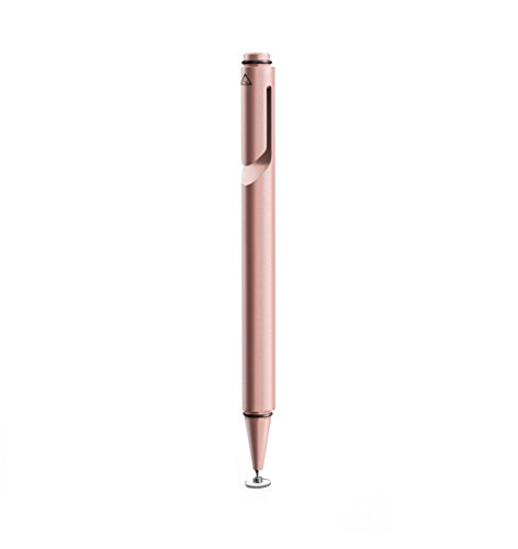 Adonit Mini 3 kapazitiver Eingabestift für alle Smartphones/Tablets wie Apple iPhone/iPad etc. - rose gold [Aluminium | Trageclip | Ergonomisches Design] - ADJM3RG