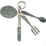 Silver Cutlery Charm