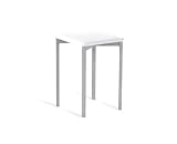 Portus Activa - Taburete de cocina, asiento de polipiel, color blanco