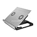 Adjustable Aluminum Laptop Riser Cooling Stand w/ Built-In 70mm Fan - Black RS.11699.00