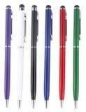 10 Mixed Colours Metal 2 in 1 Universal Ball Pen Capacitive Touch Screen Stylus for iPads/Tablets/smart phone/PDA/iPODS