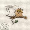 Mouseloft cross stitch Tiddler Range Baby Owl