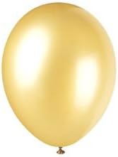 25 Balloons Large 12 INCH Shiney Gloss Finish in Many Colours (Gold)