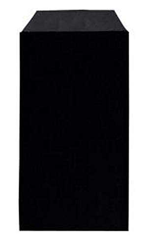 Yearol K04N 250 Petits sacs en papier kraft sans poignées. Idéal pour les cadeaux, les magasins, les bijoux, les loisirs créatifs, etc. 7 cm. x 12 cm. 60 gr/m, noir