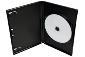 Prodye nierle Exclusive Boitiers DVD, 14 mm, Machine-Pack-Quality, Noir, 100 pièces