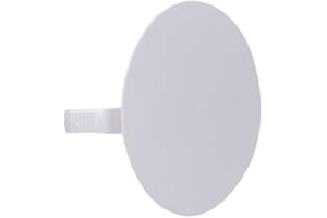 Voxura Federdeckel Ø 85mm für Unterputz-Gerätedosen Schalterdosen Verbindungsdosen Ø 70mm Abdeckung Weiß UP 50 Stück