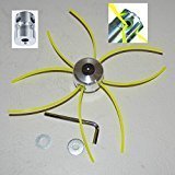 Aluminium Fadenkopf Alu Mähkopf Fadenspule Motorsense Freischneider 4 x Faden