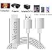Produktbild MHL USB Kabel Adapter, Weton Digital AV Adapter Im TV Projektor Plug And Play Telefon Hdmi Kabel Für IOS Android Kompatibel Spiegeln