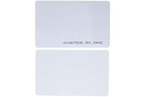 OBO HANDS 100 pcs/lot Carte RFID 125KHz Proximité ID Smart Card Tag 0.8 mm d'épaisseur pour Système de Contrôle d'accès, Blanc