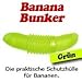 Produktbild Banana Bunker grün - Transportbox für Bananen. Praktisches Weihnachtsgeschenk, Bananenbunker