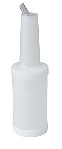 Beaumont Save and Serve Pour Bottle 946ml - Cocktail Pourer Professional Quart White CZ385