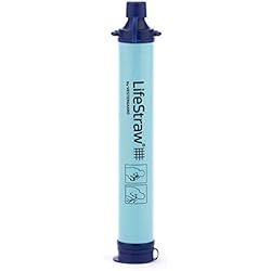 LifeStraw Personal Filtre d'eau personnelle pour la Randonnée, Le Camping, Le Voyage, Les Sports en Plein Air, en Situation d'urgence, Enlève Bactéries et Protozoaires