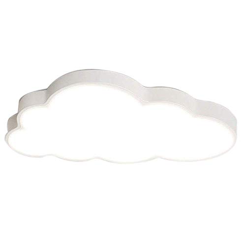 Preisvergleich Produktbild FREIHE Deckenleuchte LED ultradünne 5 cm Kreative Wolken Design Deckenlampe Kinderzimmer Deckenleuchten Schlafzimmer Wohnzimmer Lampe Einfache Cartoon Romantische Beleuchtung Stufenloses Dimmen 36W