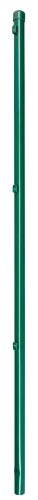 GAH-Alberts 613006 Zaunpfosten für Maschendrahtzäune, zinkphosphatiert, grün kunststoffbeschichtet, Ø38 / 1500 mm