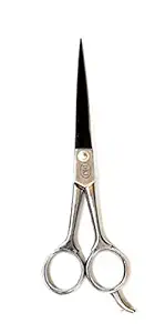 Fortive Professional Salon Barber Hair Cutting Styling Stainless Steel Scissor With Black Coating (7 Inch)