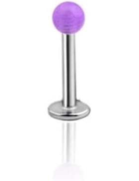 Paula & Fritz® Piercing Tragus Lippe aus Edelstahl Chirurgenstahl 316L 12mm la...