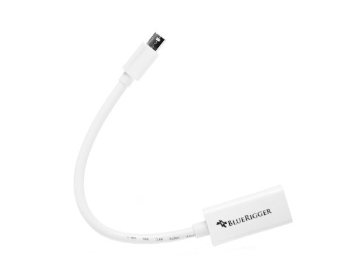 BlueRigger Premium Mini-Displayport für HDMI Male to Female-Adapter-Kabel (15cm) – Für Unibody, MacBook Pro/Air – mit Audio - 5