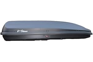 ITALFODERE Dachbox für Auto, 480 Liter, Gepäckträger für 6 Paar Ski oder 4 Snowboards