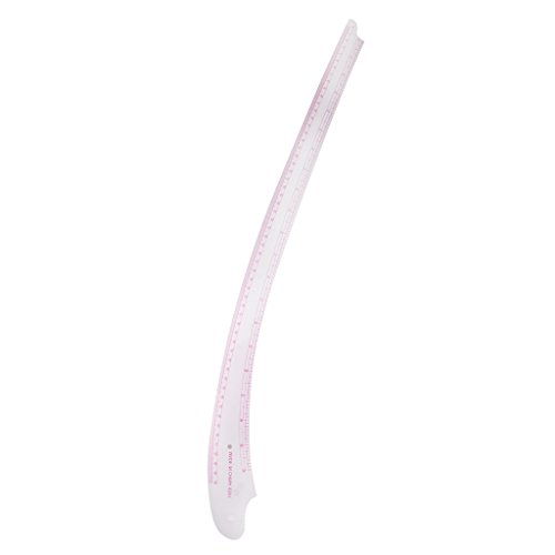 MagiDeal Lineal 4 verschiedene Stil Komma Linie Gerade Französisch Kurven lineal Satz Zeichnung Für Schneiderei – Farbe 1, 10pcs - 5