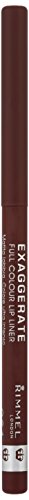 Rimmel London Exaggerate Lip Liner, Obsession - 1.2 g (Pack of 3)