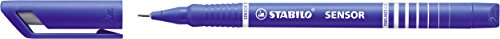 Fineliner – STABILO SENSOR – 8er Etui – schwarz, blau, lila, grün, hellgrün, türkis, pink, rot - 2