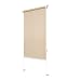 Produktbild Rollo mit Klemmfix ohne Bohren 100 cm Breit zum Kleben Verdunkelung Lichtundurchlässig Innen Für Balkontür Fenster unten nach Oben 100 x 150 Beige (Beige, 100 x 150 cm)