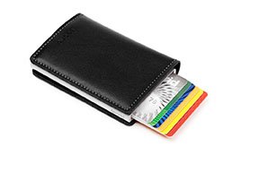 Preisvergleich Produktbild Kartenetui secrid RFID Cardprotector Slimwallet Leder Amazonas schwarz