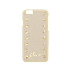 GUHCP6LSAC Guess Studded Zadní Kryt Cream pro iPhone 6 5.5"
