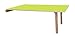 Produktbild Aufklappbarer mobeduc – Kindertisch, 120 x 65 cm, Holz 120 x 65 cm, talla 3 Haya y verde manzana