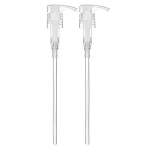 Bar5F Pack of 2: Universal Shampoo/Conditioner Dispenser Pump for 1 Liter (33.8 Ounce) Bottles - Natural (clear) (Pack of 2)