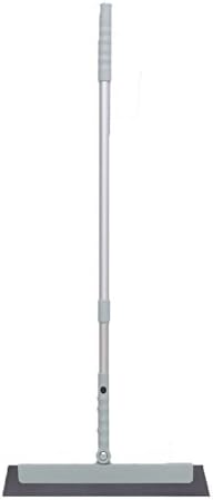Pinzz Long Handled Telescopic Slim Floor Cleaning Squeegees Scraper for Indoor&amp;Outdoor,Detachable,EVA Head 180 Degree Roating,Ideal Clean Tools for Bathroom Floor,Bathtub,Tile and Corners