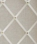 Pinnwand/Memo Boards/X-Large 48 x 60 cm Laura Ashley Leinen mit Criss Cross Bänder & Chrom Nieten, Bulletin Boards, Nachricht Boards - 3