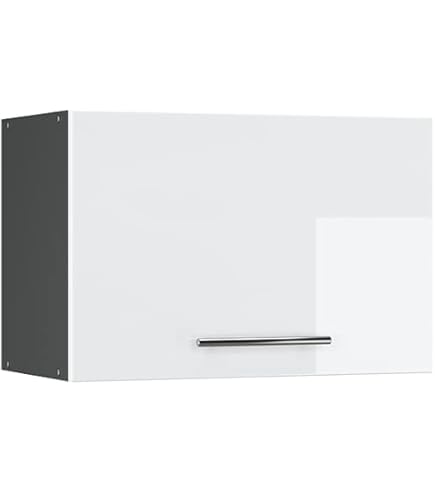 Vicco Armario Colgante R-Line, Antracita Alto Brillo/Blanco, 30 Cm