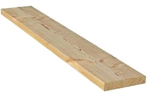 Gartenwelt Riegelsberger Tagliere liscio in larice, 27 x 142 mm, lunghezza 120 cm, 4 lati lisci