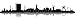 Produktbild Alu-Dibond-Bild 110 x 30 cm: "Skyline Oberhausen", Bild auf Alu-Dibond