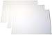 Produktbild Dataplus Polypropylen Bastelbögen Zuschnitte, 330 x 450 x 0,8 mm, 3 Stück als Set, Kunststoff Plastik, weiß, 20324