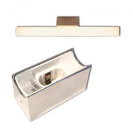 Alutec Linestra - Iluminación de espejo línea lámpara 1 x 35/60 W cromo