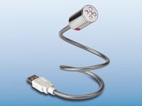Preisvergleich Produktbild USB-LED-Licht mit Schwanenhalsbefestigung, 5 LEDs