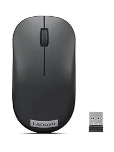 (Renewed) Lenovo 130 Wireless Compact Mouse, 1K DPI Optical sensor, 2.4GHz Wireless NanoUSB, 10m range, 3button(left,right,scroll) upto 3M left/right clicks, 10 month battery, Ambidextrous, Ergonomic GY51C12380