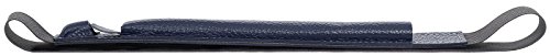 StilGut Pencil-Halter für Apple 12,9″ iPad Pro aus echtem Leder mit Lightning-Adapter-Fach. Stift-Halterung zur sicheren Aufbewahrung des Apple Pens, Navyblau - 7