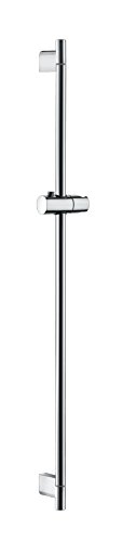 RBN Dusche Duschstange mit Handset Halterung Halter verstellbar Höhe, Chrome Finish, Made in EU, chrome, 90 cm / 35.4 in