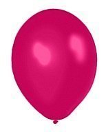 Globos látex de calidad helio metalizados fucsia 12 pulgadas (30 cm) - paquete de 50