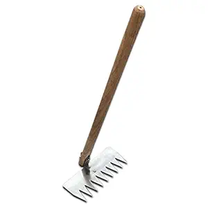 KRUFE Stainless Steel AGGRICULTURE Gardening Cultivator, (RAKE ,Spade,Tiller, Spade)