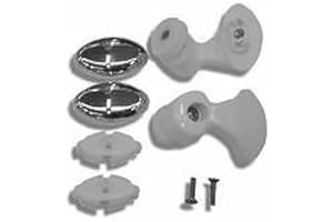 Novellini Kit de roulements avec Supports LUNES R Blanc, Chromé