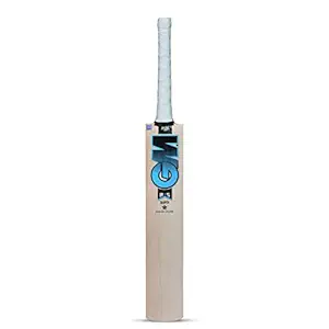 GM Diamond 303 English Willow Cricket Bat for Men and Boys | Cross Weave Tape on The Face| Short Handle| Lightweight | Free Cover |