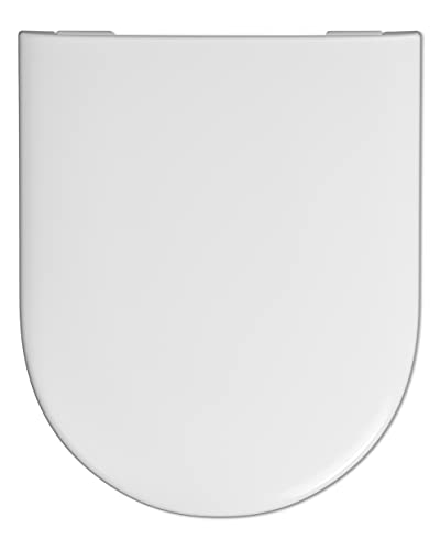 Haro Tube Sedile WC SoftClose Premium, bianco, cerniera, tasselli ribaltabili, C4302G; 519740; adatto a V&B Subway I, Omnia Architectura, Sunberry