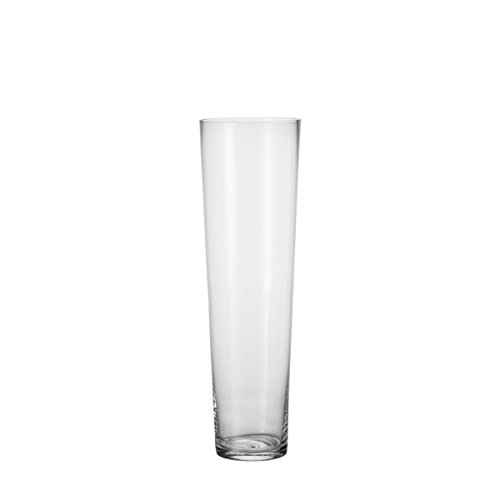 Leonardo 029547 konisch Konische Vase 60 cm, Glas, klar, 18 x 18 x 60 cm