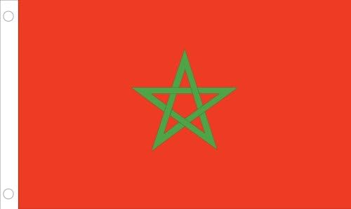 Allied Flag Outdoor Nylon Morocco Country Flag, 3-Feet by 5-Feet