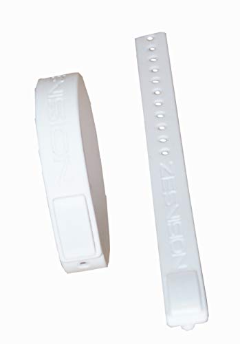 Preisvergleich Produktbild ZES VISION Biotechnologie - Armband mit Body Chip - Neutralisierer Harmonisierer - EMF Protection - Abschirmer Strahlenschutz vor Elektrosmog - Erdstrahlen, Handy - (Größe S, weiß - weiß)