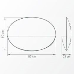Safretti Ethanolkamin Prometheus OG grau zweiflammig - 3